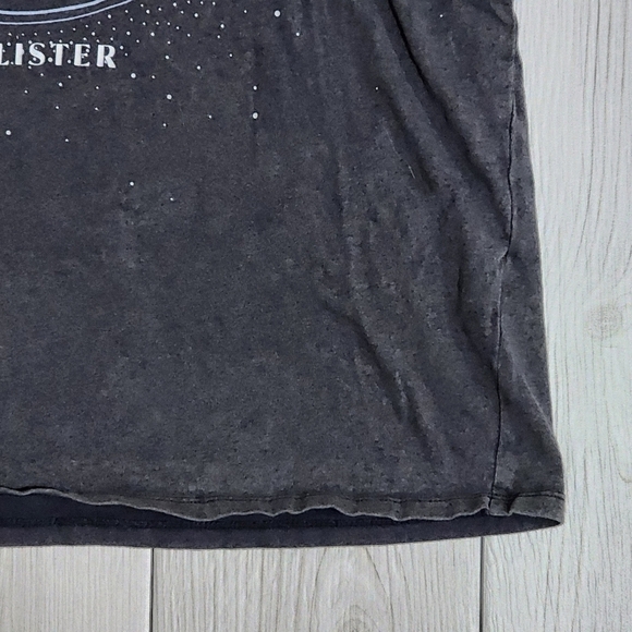 Hollister Dark Grey Constellation Graphic Short Sleeve T-Shirt Size S - Picture 5 of 12